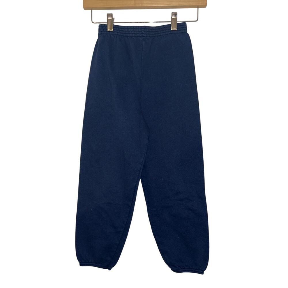 Hanes Boys Basic Elastic Waist Jogger Sweatpants Navy Medium